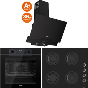 QEP63CS Ankastre Fırın, CS205-FA Ankastre Ocak, D063-SA SilentArt Davlumbaz
