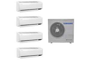 Samsung WindFree Multi AJ080TXJ4KH/EA 8 kW 1 Dış + 4 İç Ünite (9+9+9+12) Duvar Tipi Klima