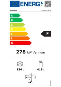  Siemens KD76NAIE0N Çift Kapılı No Frost Buzdolabı