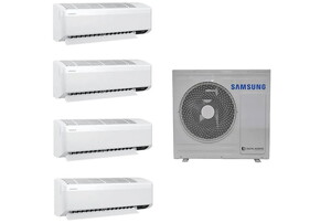Samsung WindFree Multi AJ080TXJ4KH/EA 8 kW 1 Dış + 4 İç Ünite (9+9+12+12) Duvar Tipi Klima