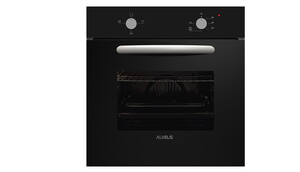  Alveus Siyah Ankastre Set (F17 Davlumbaz - Gls 640 Ocak - Mfa 604 Fırın)