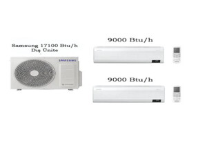 Samsung Windfree Duvar Tipi Multi Klima 9+9 Btu/H + 5 Kw Dış