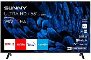 Sunny SN65FMN252 Frameless 4K Ultra HD 65' 165 Ekran Uydu Alıcılı webOS Smart LED TV