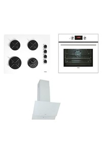 Teka Chef 6 HaK 625 WH - GBE 64002 KBC WH - ATV 60 Beyaz Ankastre Set
