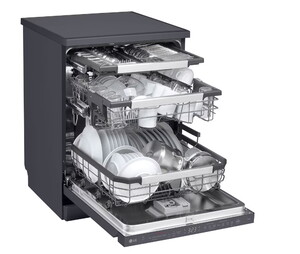  LG DFC237HMS QuadWash™ Ayarlanabilir Raflar 8 Programlı Bulaşık Makinesi