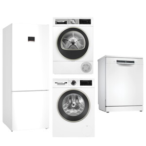 Profilo Çeyiz Seti BD2055WENN Buzdolabı CGA242X3TR Çamaşır KM9611CTR Kurutma BM6320MA Bulaşık