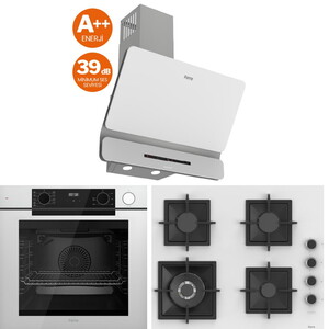 QEP64CB Ankastre Fırın, SC406-WFA Ankastre Ocak, D081-SA SilentArt Davlumbaz