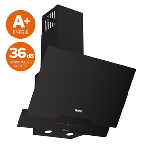  Ferre Siyah Set (D063-SA Siyah DAVLUMBAZ - MS261 Siyah Cam Ocak- QEP63CS Fırın)