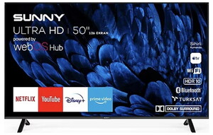 Sunny SN50UPRL-W02M 50'' 127 Ekran Uydu Alıcılı 4K Ultra HD webOS TV