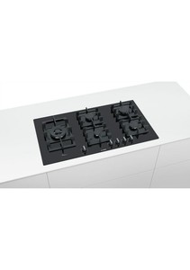  Bosch PPS9A6B90 90 cm Wok Gözlü Siyah Cam Ankastre Ocak