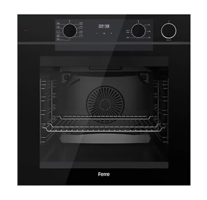  Ferre Siyah Set (D077-SA Siyah DAVLUMBAZ - ED071 Inox Ocak- QEP64CS Fırın)