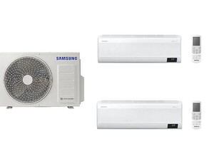 Samsung Windfree 5 kW 1 Dış + 2 İç Ünite (9+12) Duvar Tipi Multi Klima