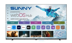 SN43FMLN SN43FMLN-W02S 43'' 109 Ekran Uydu Alıcılı Full HD webOS LED TV