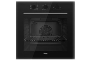  Ferre Siyah Set ( D077 Siyah DAVLUMBAZ-SCS205 Siyah Ocak- QBL62CS Fırın)